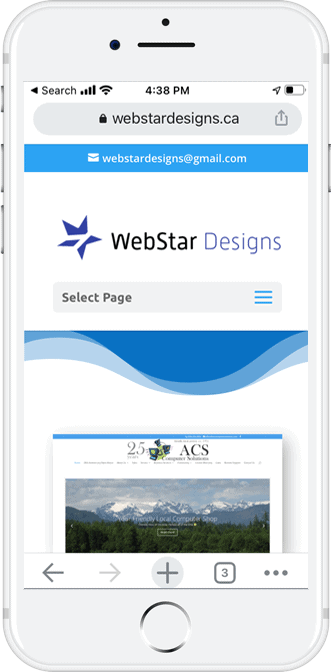 web design compatible on mobile